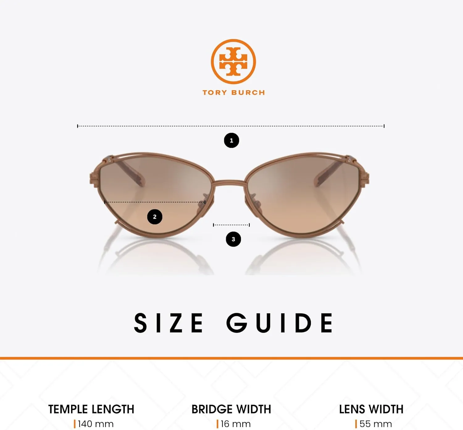 Tory Burch TY6103 Oval Sunglasses for Women   BUNDLE With Designer iWear Complimentary Eyewear Kit