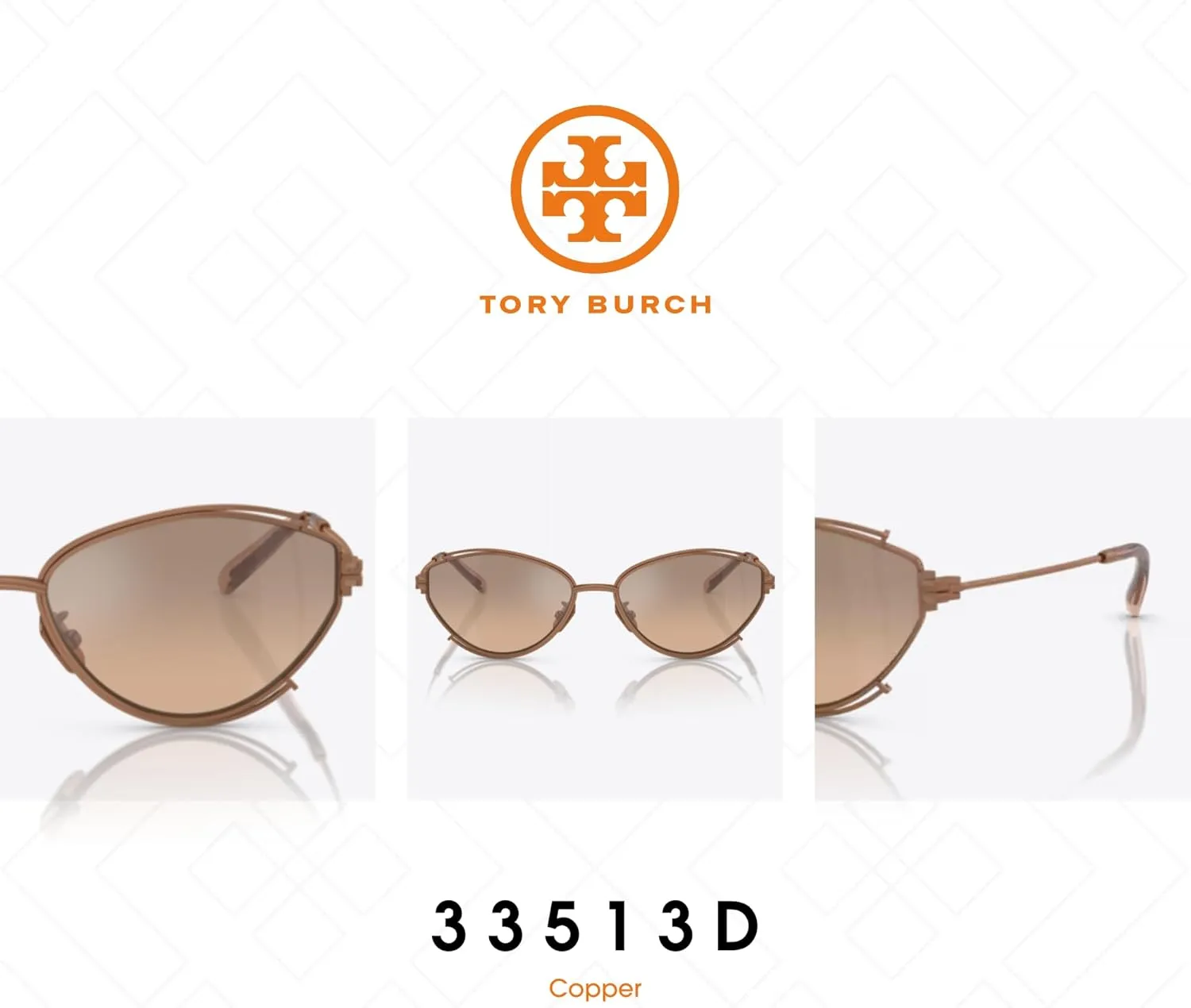Tory Burch TY6103 Oval Sunglasses for Women   BUNDLE With Designer iWear Complimentary Eyewear Kit