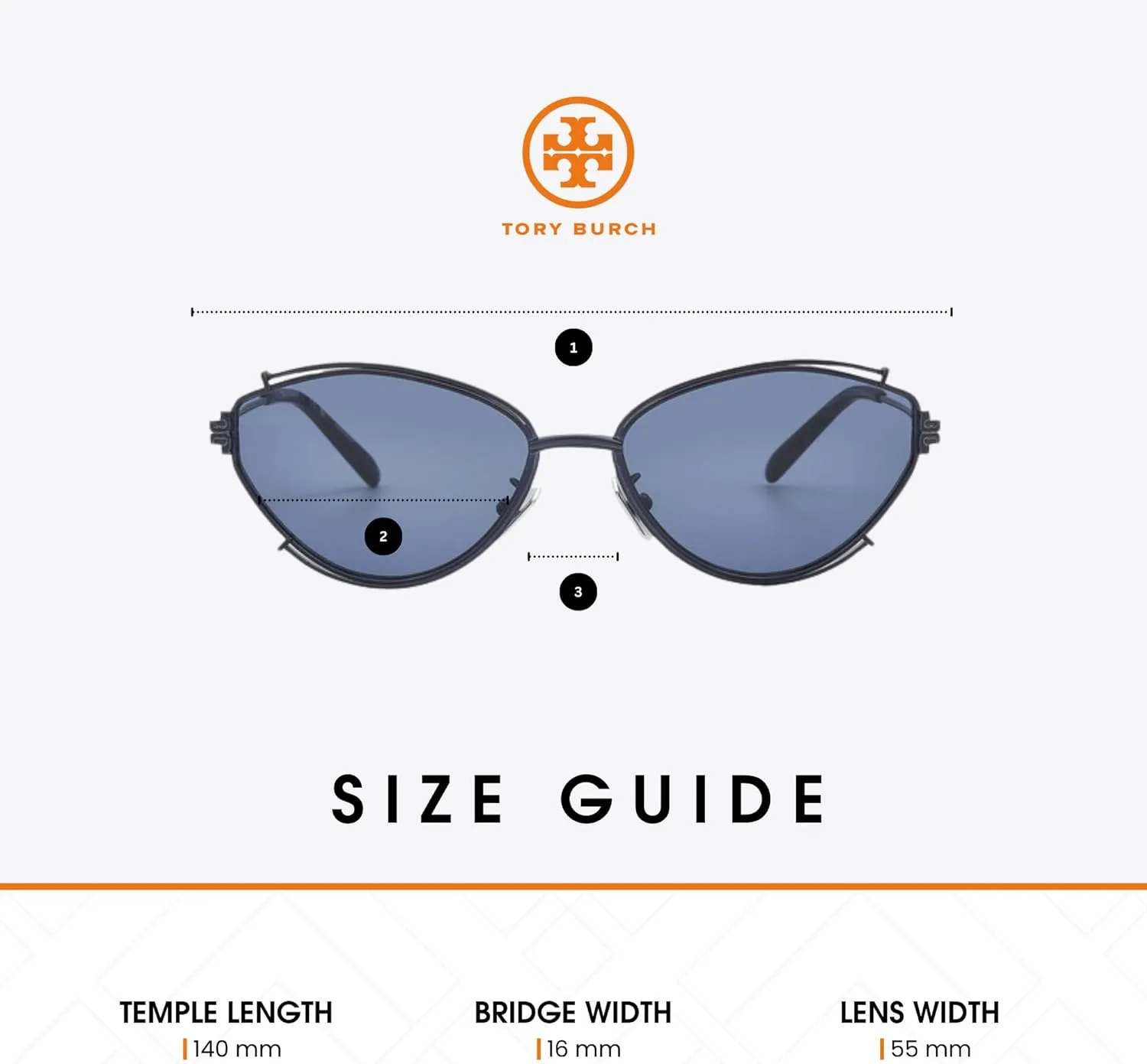 Tory Burch TY6103 Oval Sunglasses for Women   BUNDLE With Designer iWear Complimentary Eyewear Kit