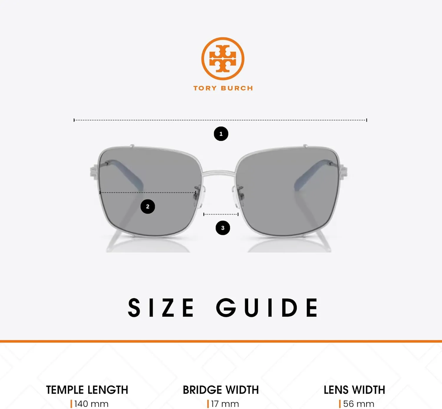 Tory Burch TY6104 Rectangular Sunglasses for Women   BUNDLE With Designer iWear Complimentary Eyewear Kit