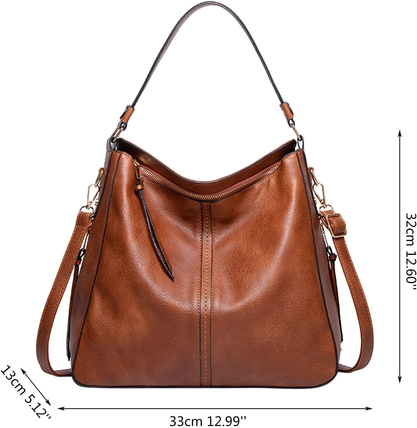 Tote Bag For Women Floral Shoulder Handbag Roomy Multiple Pockets Bag For Ladies Crossbody Purse Fashion Cross Body Bags
