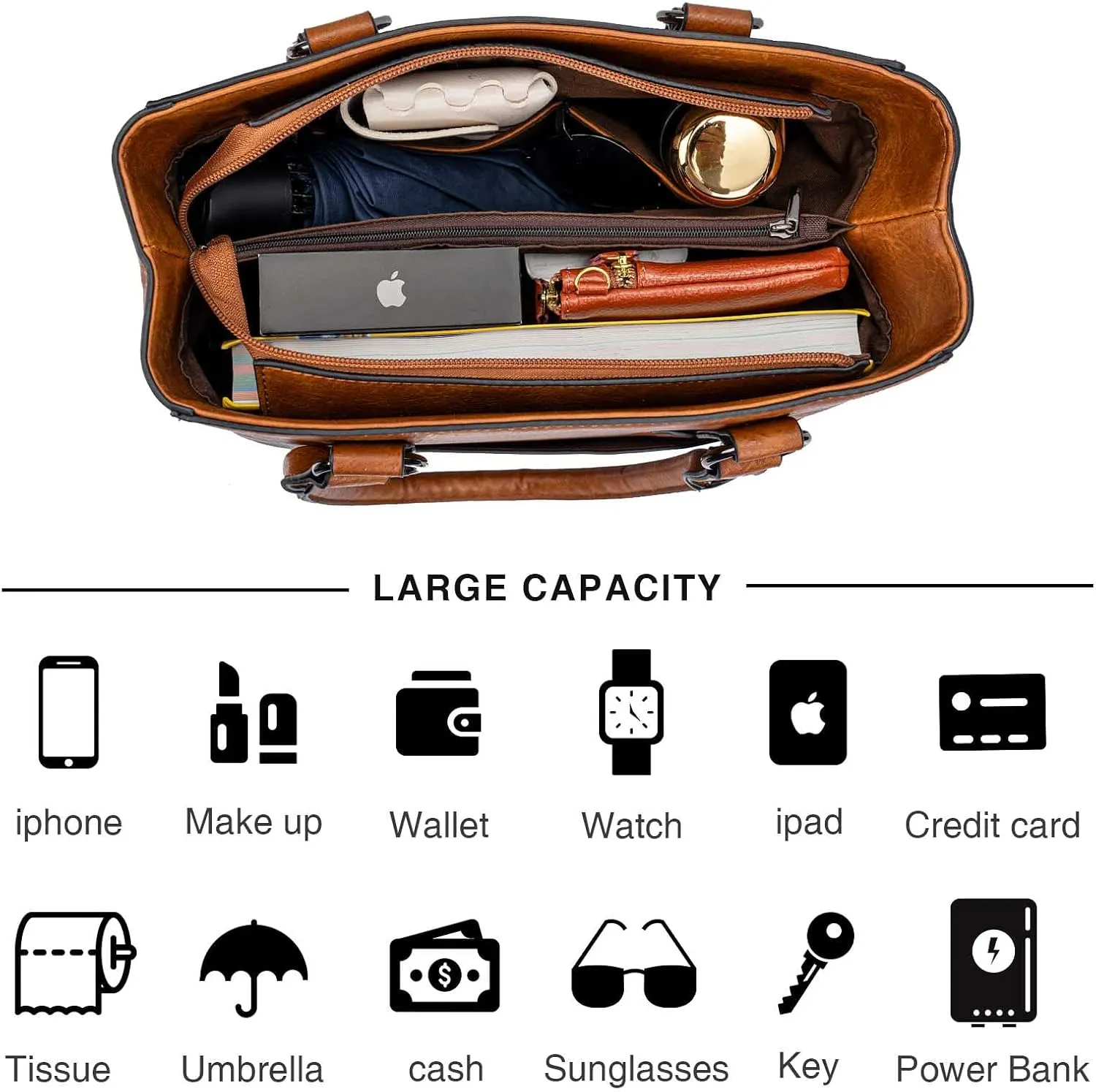 Tote Bag for Women Large Western Purse Ladies Top Handle Shoulder Handbags Vintage Embossed Concho Studs
