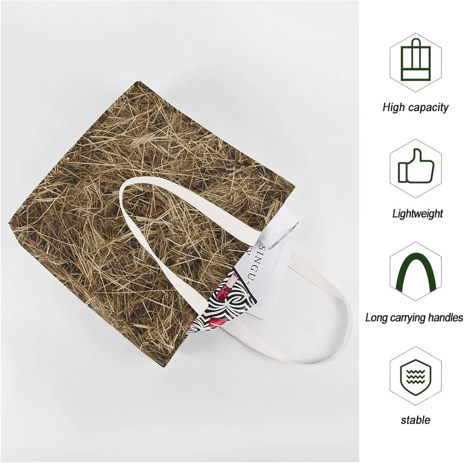 Tote Bag Laptop Handbag A Few Animal Grocery Bag Canvas Shoulder Bag Crossbody Bag for Travel