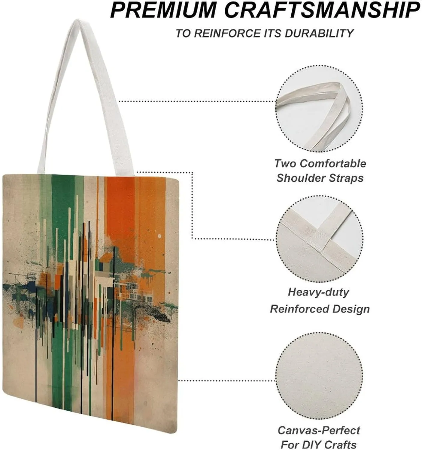 Tote Bag Laptop Handbag A Photo of A Dog Grocery Bag Canvas Shoulder Bag Crossbody Bag for Travel