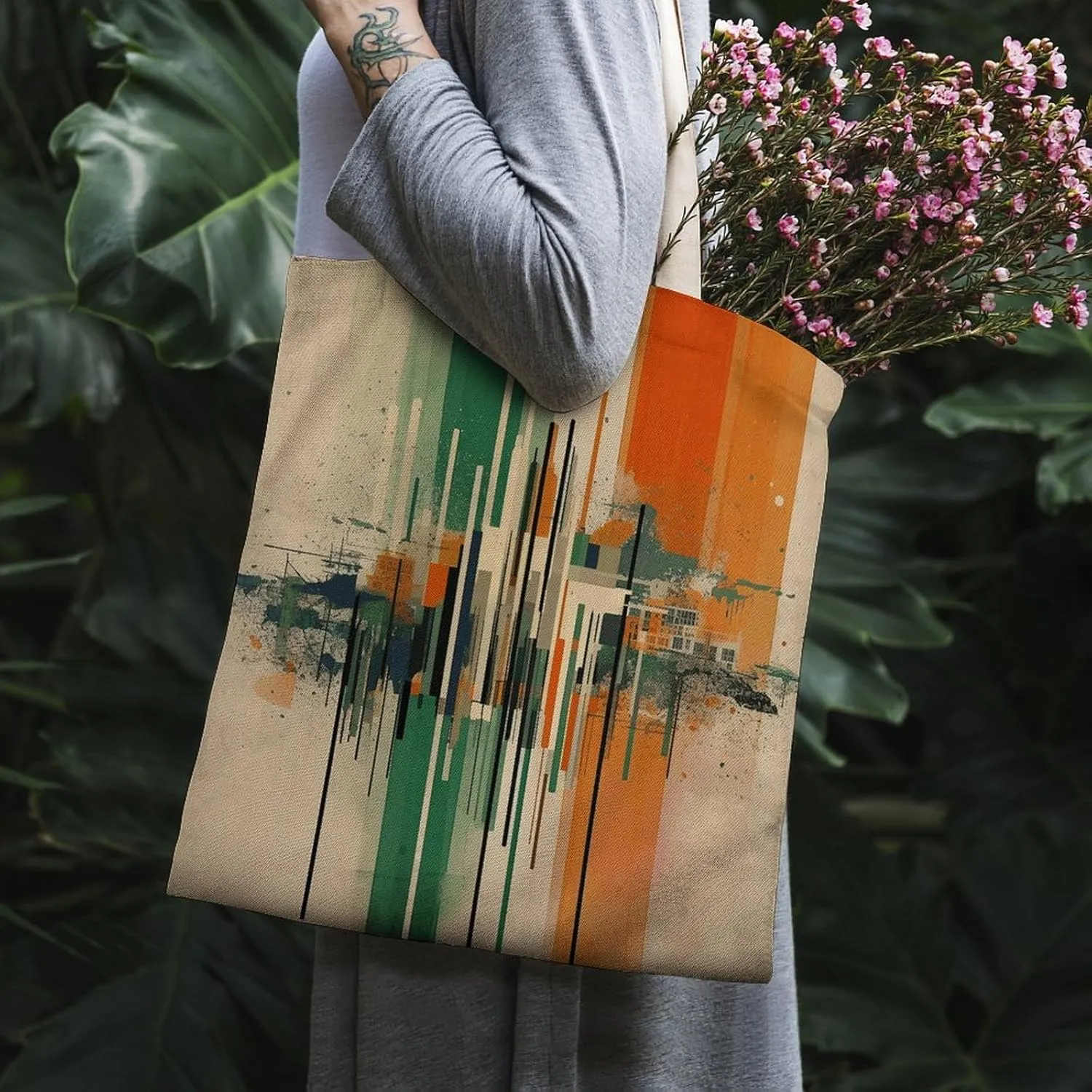 Tote Bag Laptop Handbag A Photo of A Dog Grocery Bag Canvas Shoulder Bag Crossbody Bag for Travel