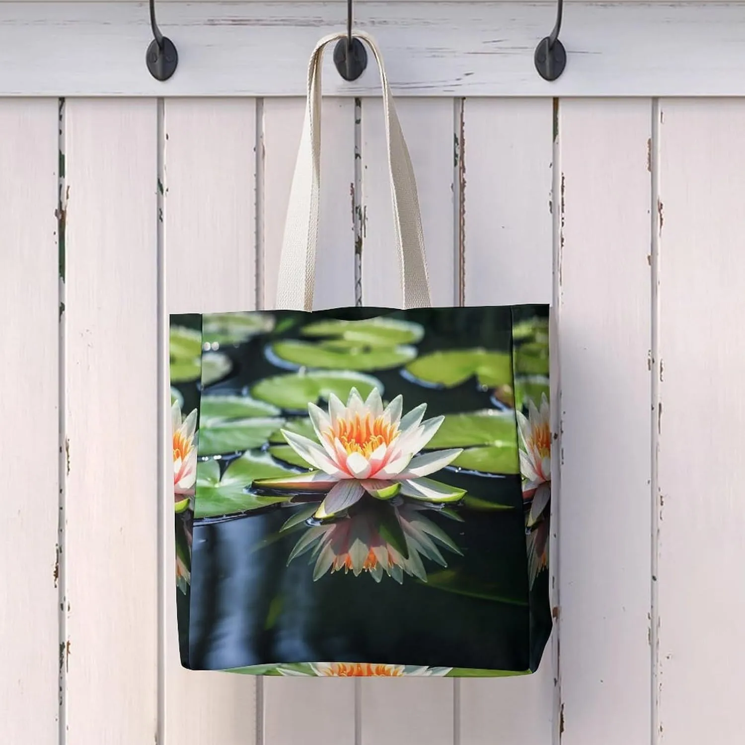 Tote Bag Laptop Handbag Bird Parrot Painting Grocery Bag Canvas Shoulder Bag Crossbody Bag for Travel