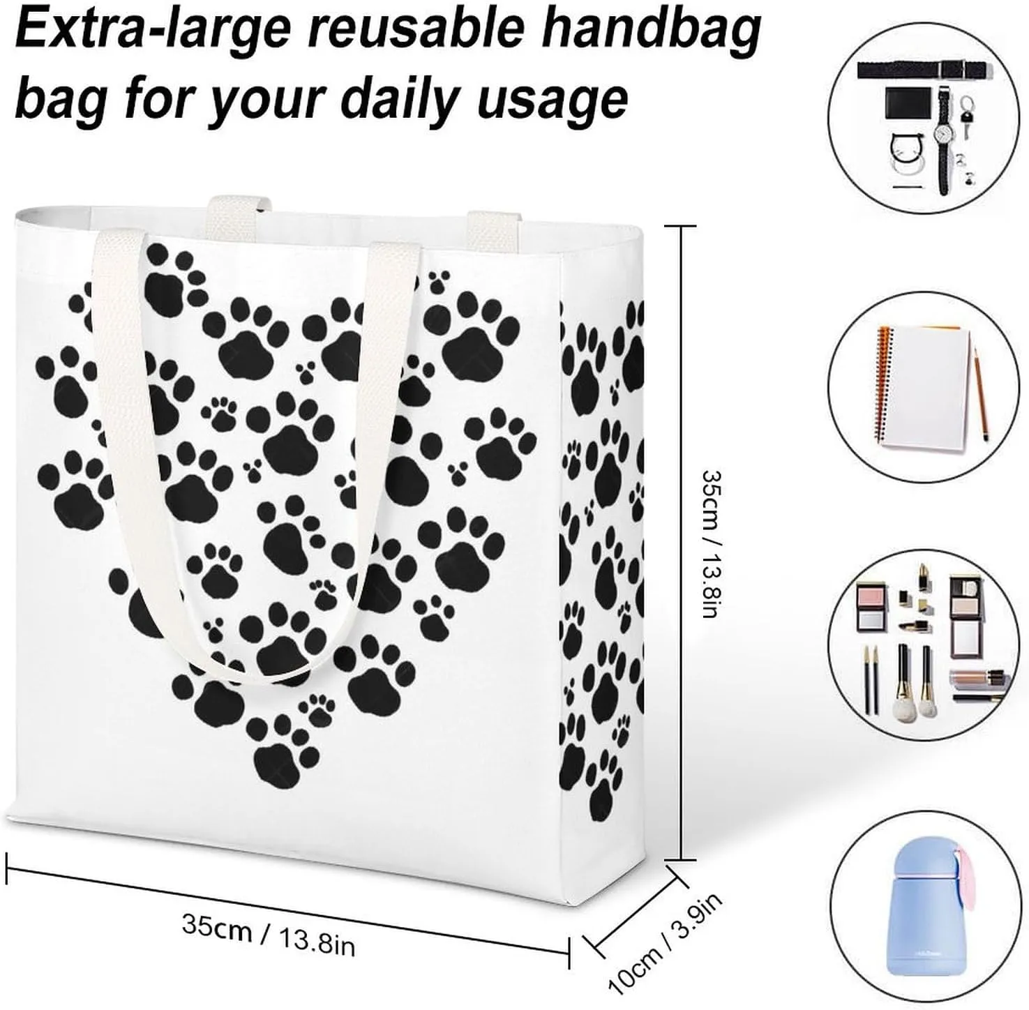 Tote Bag Laptop Handbag Farm Sunflower Grocery Bag Canvas Shoulder Bag Crossbody Bag for Travel