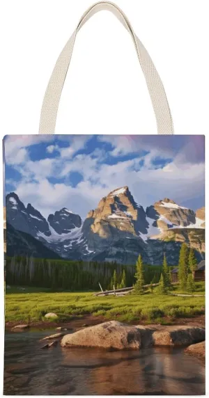 Tote Bag Laptop Handbag New Year Pyrotechnics Grocery Bag Canvas Shoulder Bag Crossbody Bag for Travel
