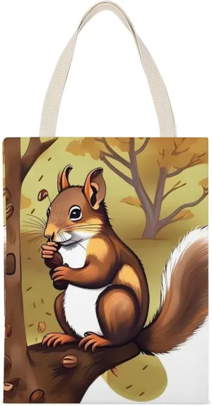 Tote Bag Laptop Handbag Raccoon Grocery Bag Canvas Shoulder Bag Crossbody Bag for Travel