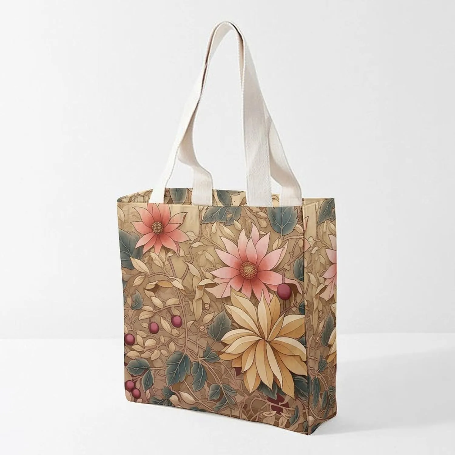 Tote Bag Laptop Handbag Small Hound Pattern Grocery Bag Canvas Shoulder Bag Crossbody Bag for Travel