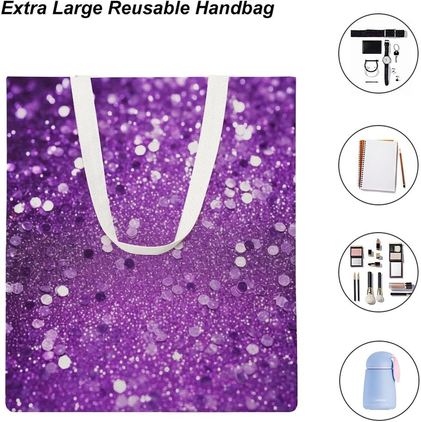 Tote Bag Laptop Handbag Steam Locomotive Train Grocery Bag Canvas Shoulder Bag Crossbody Bag for Travel