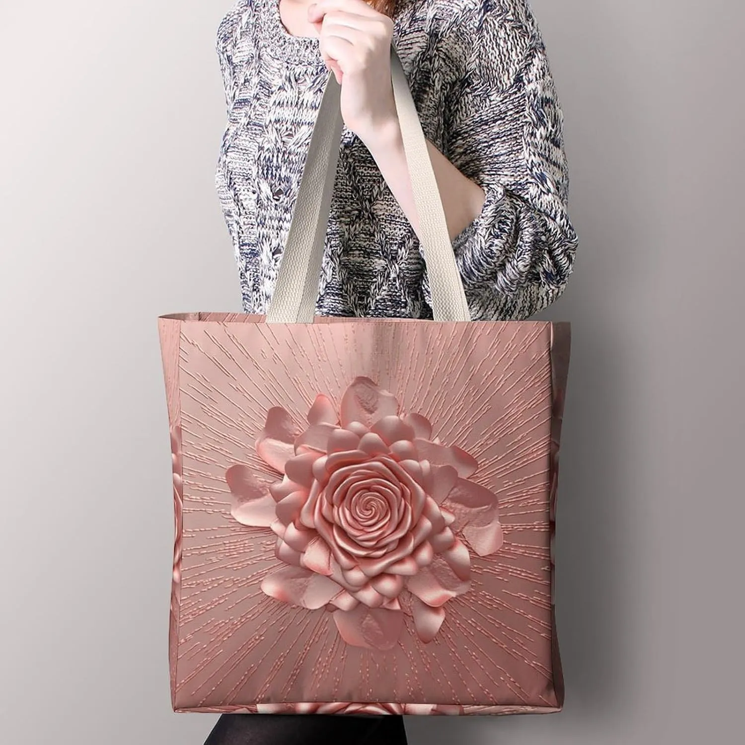 Tote Bag Laptop Handbag Teal And Gold Marble Grocery Bag Canvas Shoulder Bag Crossbody Bag for Travel