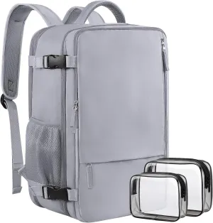 Travel Backpack for Women Men, 40L Carry On Backpack, 17 Inch Laptop Backpack, Waterproof Backpack, College Bookbag, Laptop Backpack, Backpack for Women, as Person Item Flight Approved
