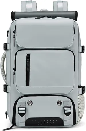 Travel Laptop Backpack Convertible Duffle Backpack 17inch Carry on Backpack for Men Women (Grey)