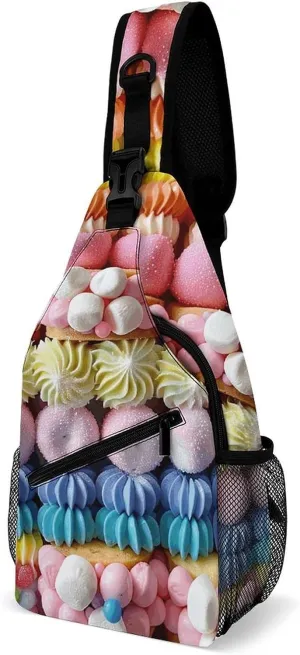 Truck Creative Pattern Sling Bag Crossbody Bags Cross Body Bag Fanny Packs Chest Bags Sling Purses for Travel
