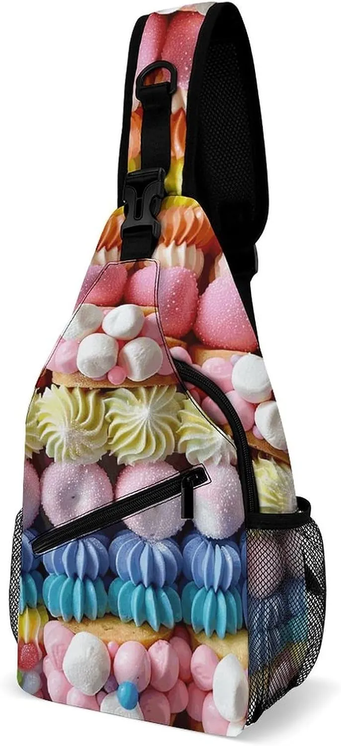 Truck Creative Pattern Sling Bag Crossbody Bags Cross Body Bag Fanny Packs Chest Bags Sling Purses for Travel