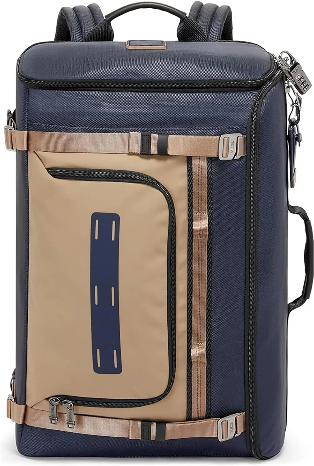 TUMI - Alpha Bravo Endurance Backpack - Large Travel Laptop Backpack - 22.0" X 14.0" X 8.5" - For 17" Laptop - Midnight Navy/Khaki
