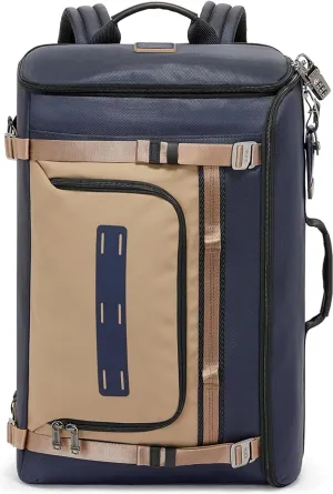 TUMI - Alpha Bravo Endurance Backpack - Large Travel Laptop Backpack - 22.0" X 14.0" X 8.5" - For 17" Laptop - Midnight Navy/Khaki