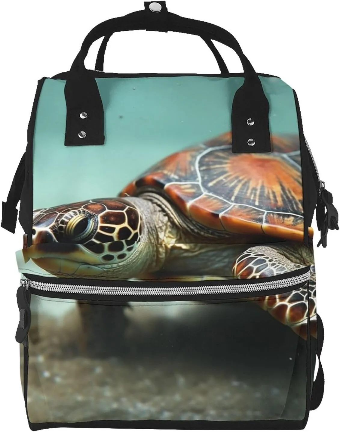Turtle Diaper Bag Backpack for Women Waterproof Mummy Backpack Large Nappy Bag Nursing Bag