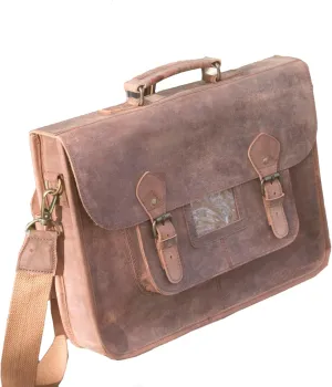 Unisex Lc-satc-s Shoulder Bag, Antique brown finish, M