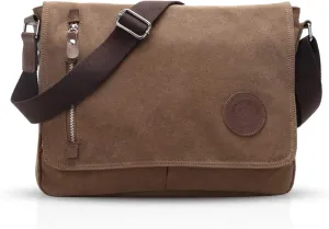 Unisex Shoulder Crossbody Bag Canvas Messenger Satchel Bag