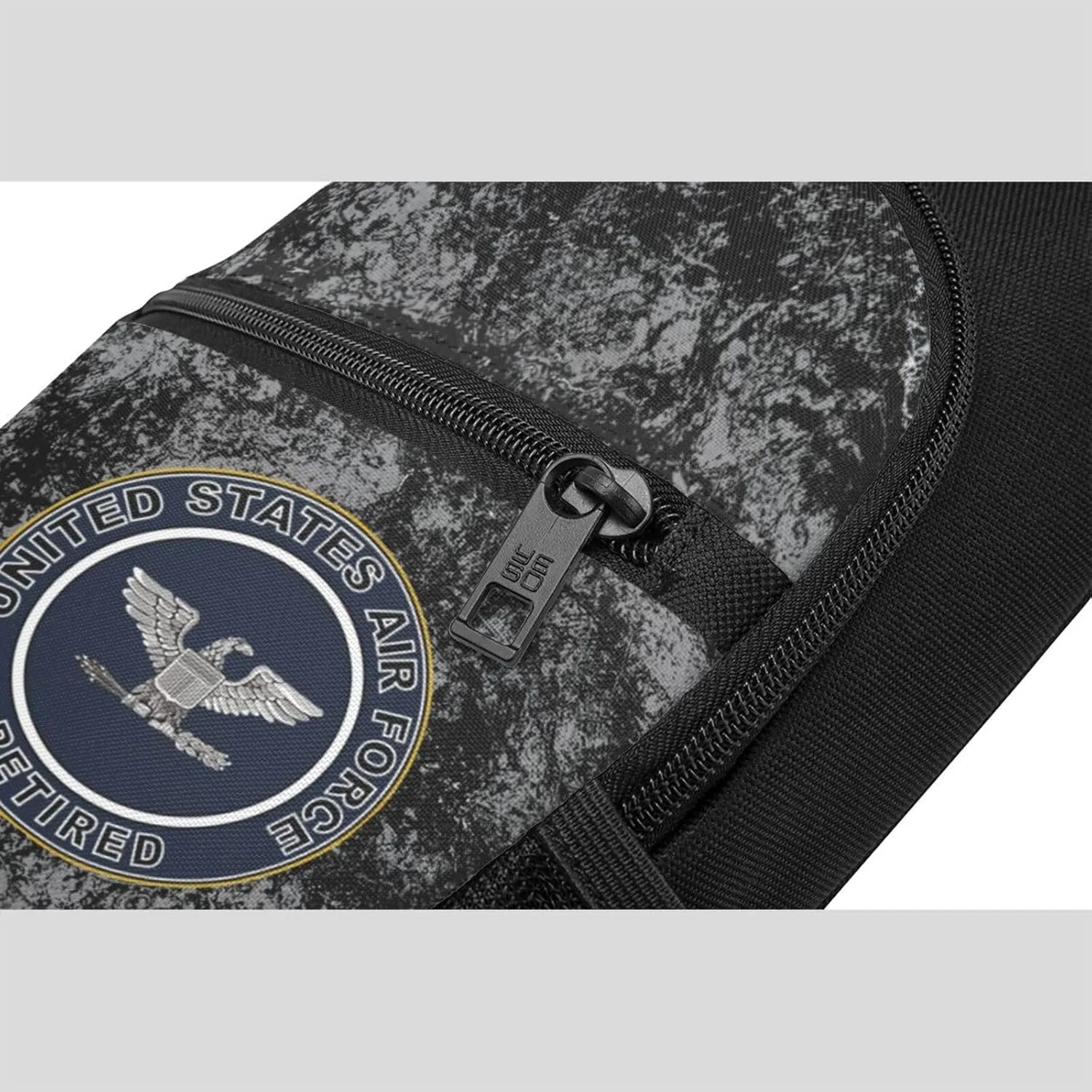 US Air Force Retired Colonel Sling Bag Crossbody Backpack Shoulder Casual Daypack Bags for Men