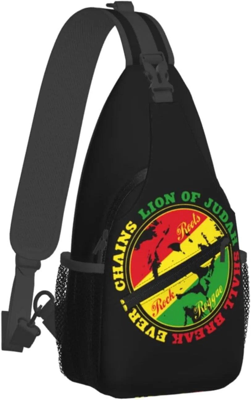 Us Virgin Islands Flag Sling Bag Adjustable Chest Bags Casual Crossbody Bag Travel Shoulder Backpack