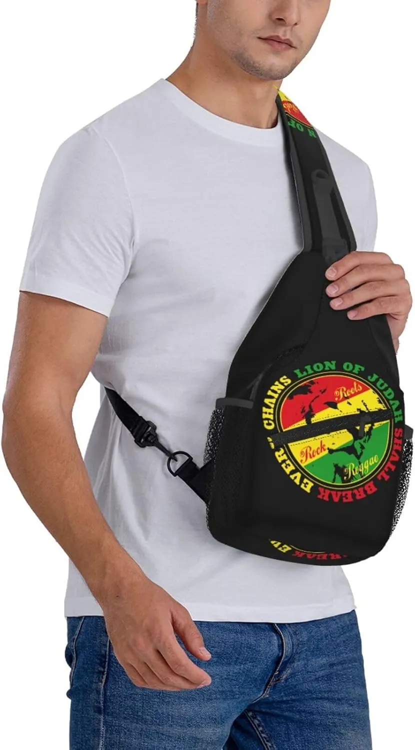 Us Virgin Islands Flag Sling Bag Adjustable Chest Bags Casual Crossbody Bag Travel Shoulder Backpack