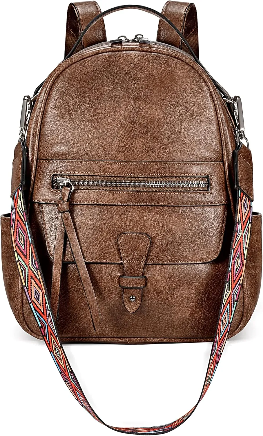 UTO Mini Backpack for Women Ladies Shoulder Backpack Fashion Handbag Convertible Shoulder Bag Purse