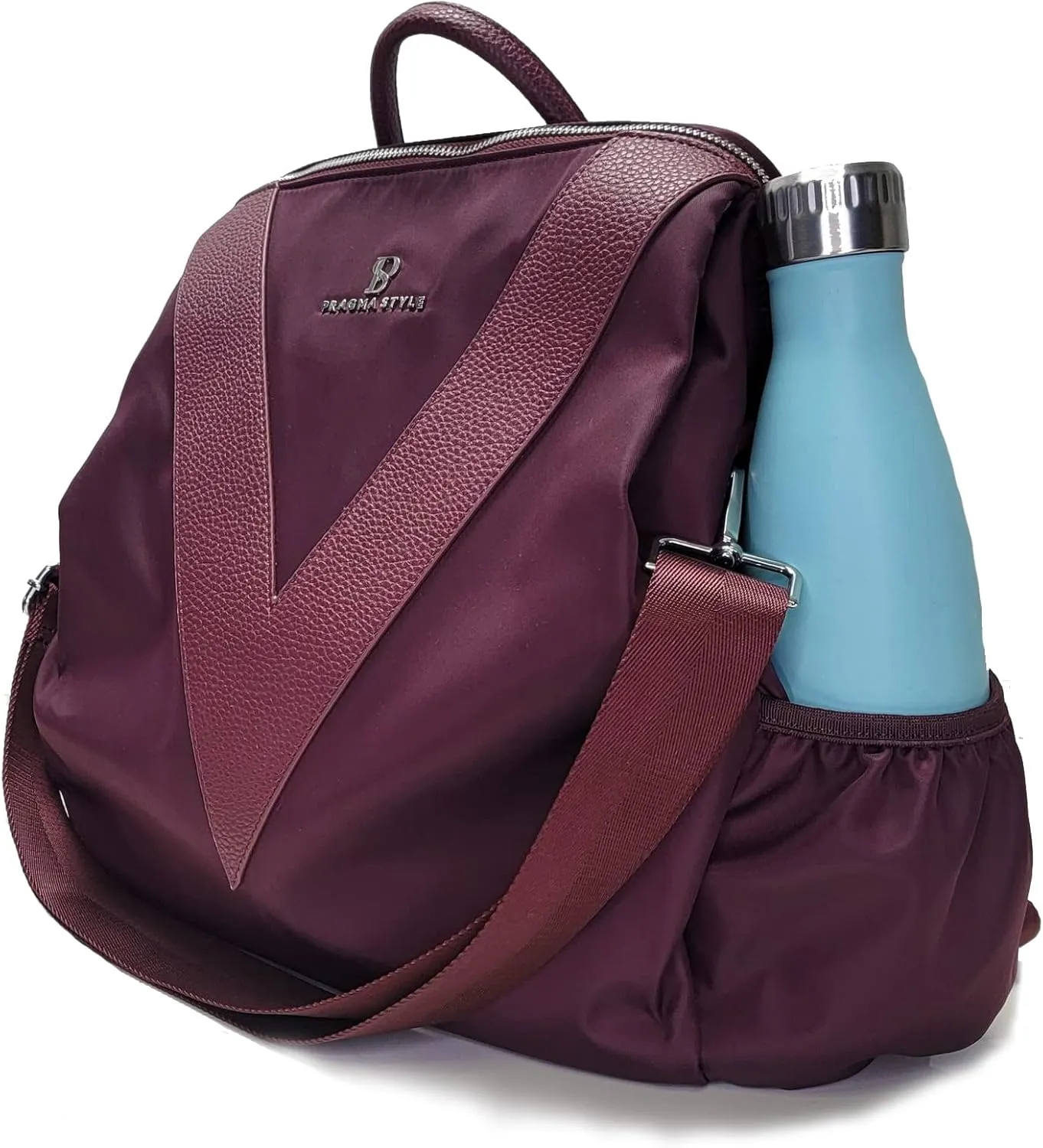 V-Style Convertible Backpack Purse (Purple Haze) (Purple) Standart