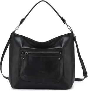 VASCHY Hobo Bags for Women, Vegan Leather Large Handbag Tote Slouchy Shoulder Bag Purse w Convertible Crossbody Strap