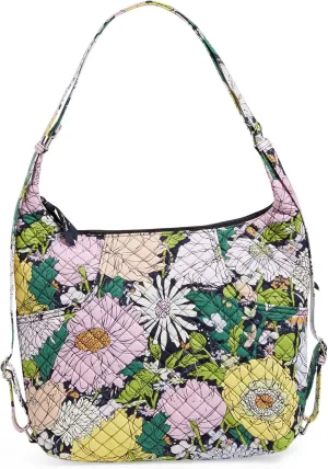 Vera Bradley Women's Cotton Convertible Backpack Shoulder Bag