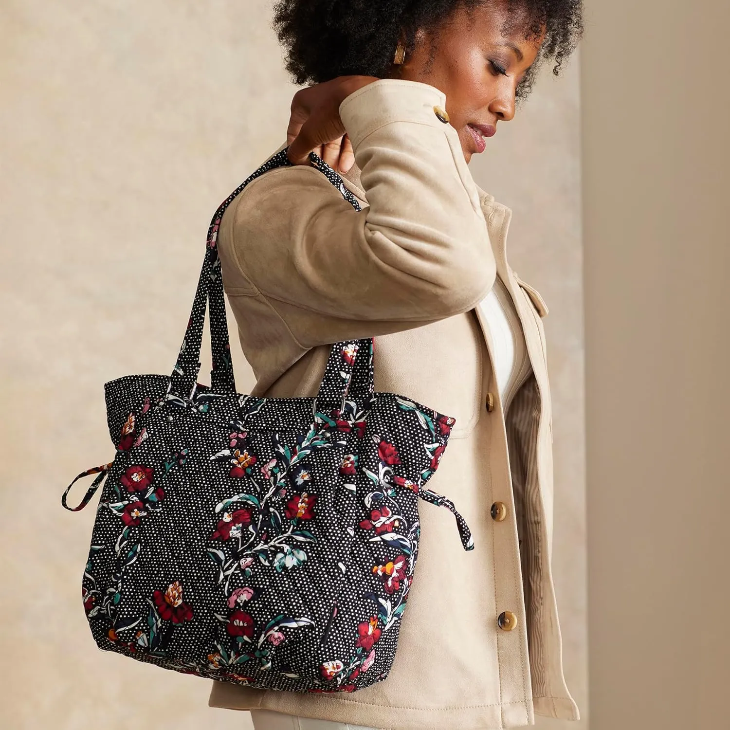 Vera Bradley Women's Cotton Glenna Satchel Purse