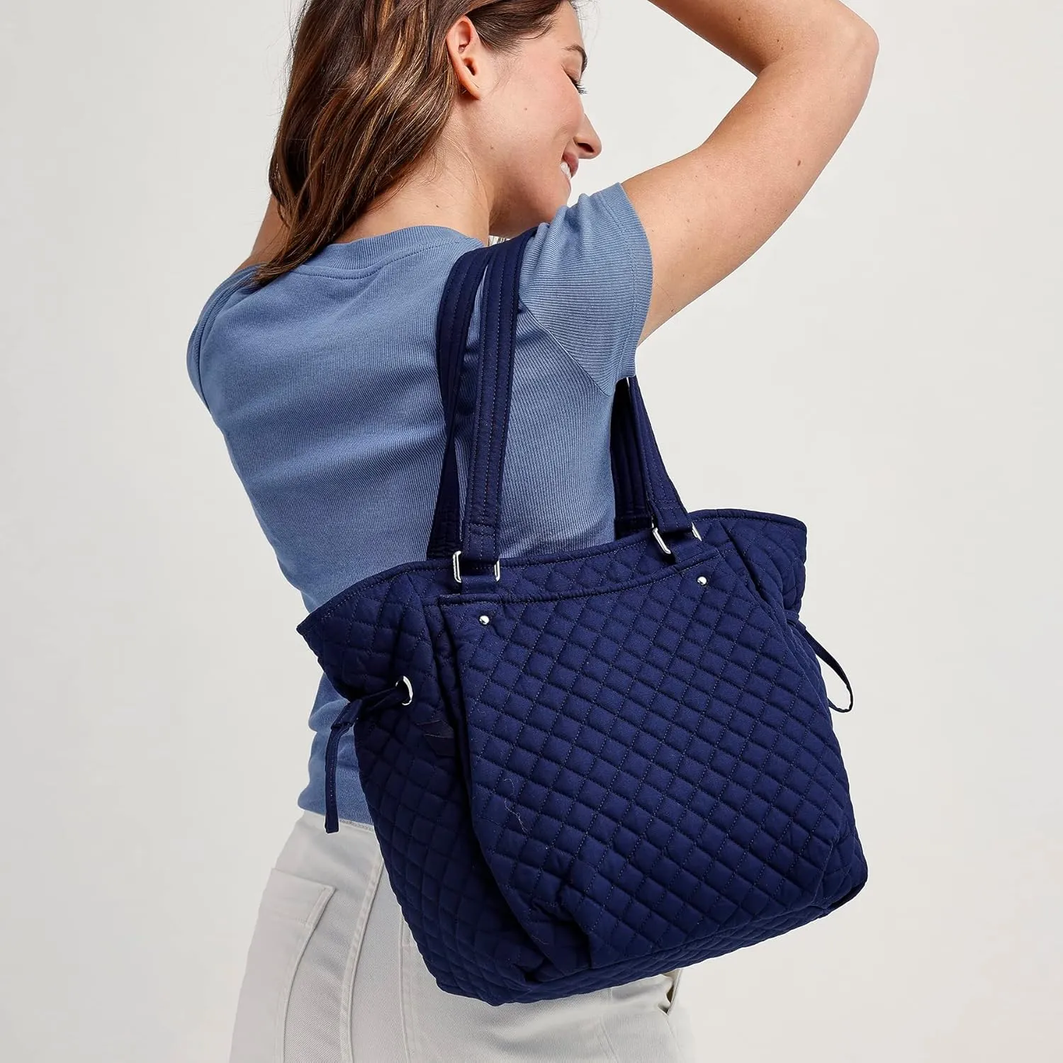 Vera Bradley Women's Cotton Glenna Satchel Purse