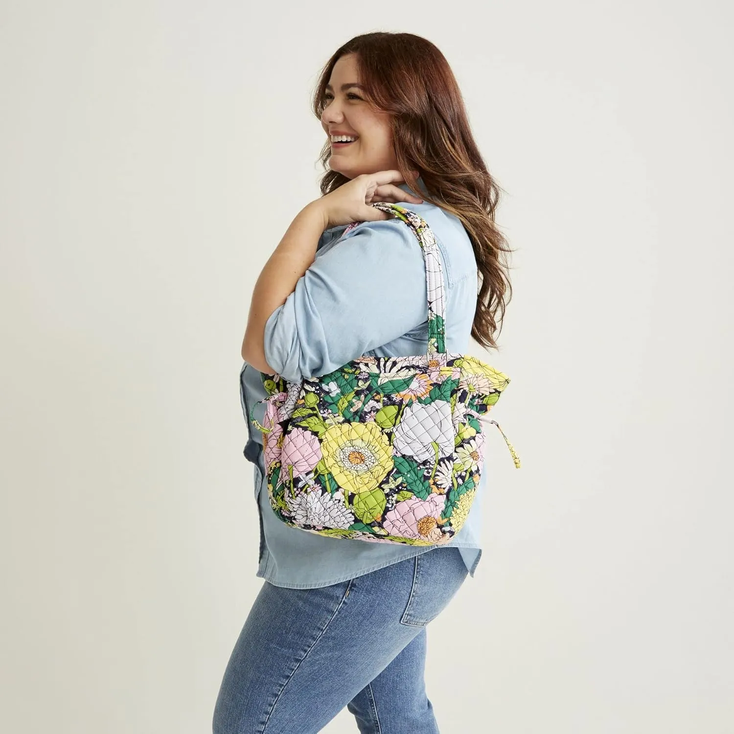 Vera Bradley Women's Cotton Glenna Satchel Purse