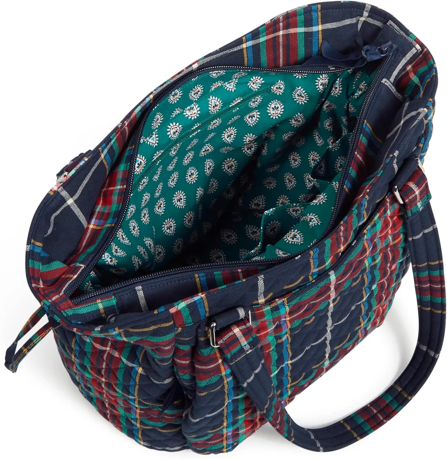 Vera Bradley Women's Cotton Glenna Satchel Purse