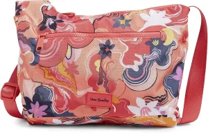 Vera Bradley Women's Recycled Lighten Up Reactive Crossbody Sling Purse