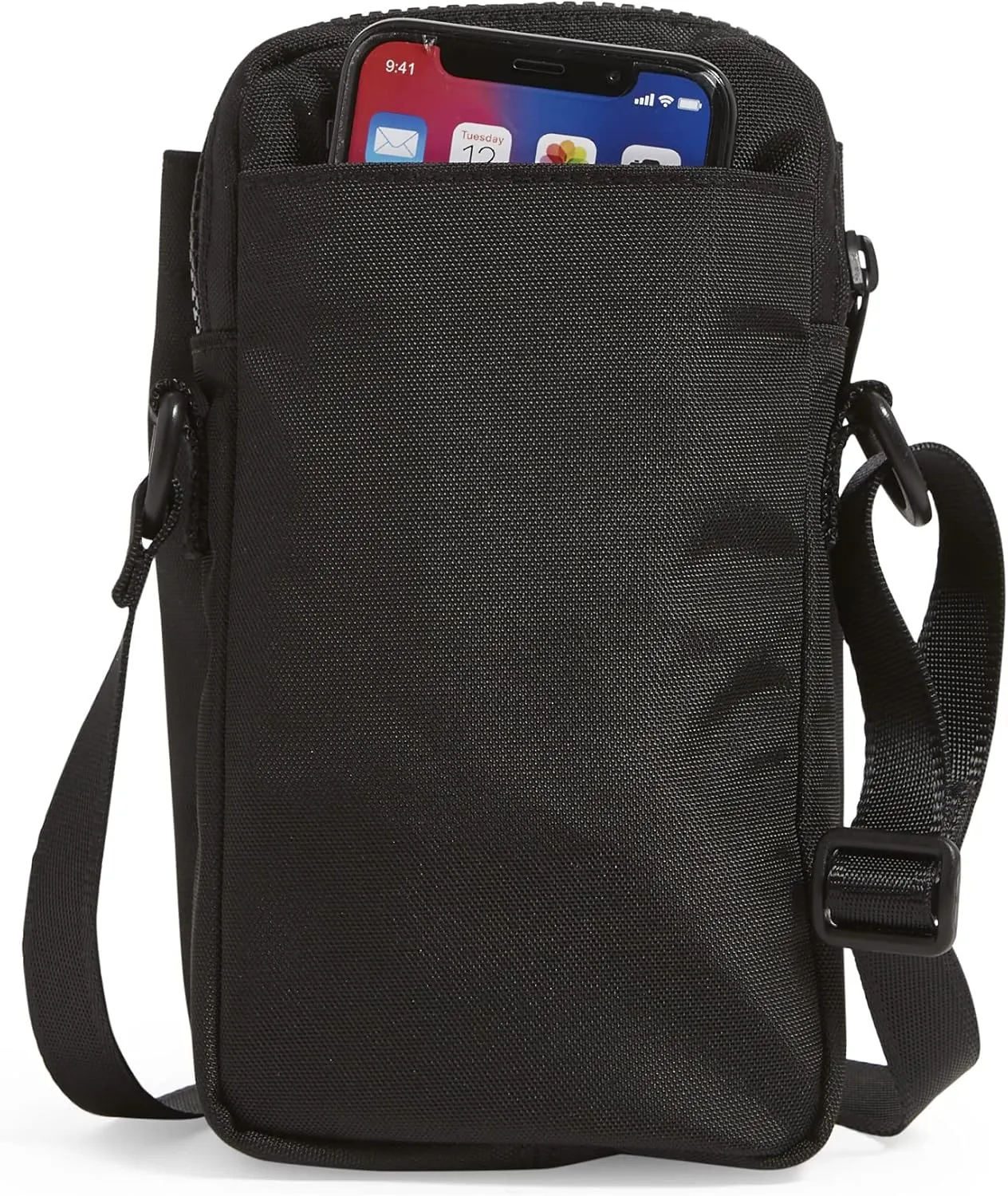 Vera Bradley Women's Recycled Lighten Up Reactive Deluxe Water Bottle Crossbody Sling Bag