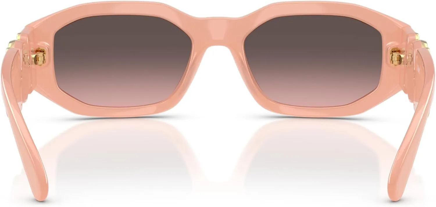 Versace Man Sunglasses Black Frame, Dark Grey Lenses, 53MM