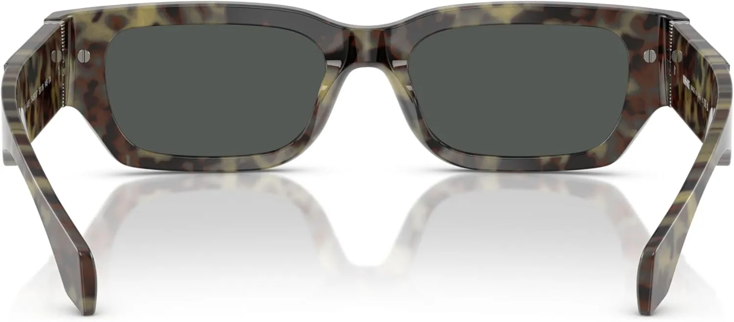 Versace Man Sunglasses Black Frame, Dark Grey Lenses, 53MM