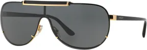 Versace Man Sunglasses Gold Frame, Dark Grey Lenses, 0MM