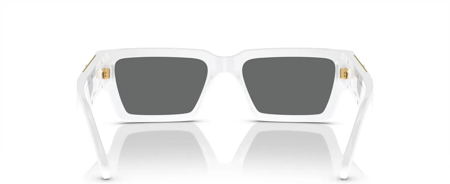 Versace Unisex Sunglasses Havana Frame, Dark Grey Lenses, 54MM