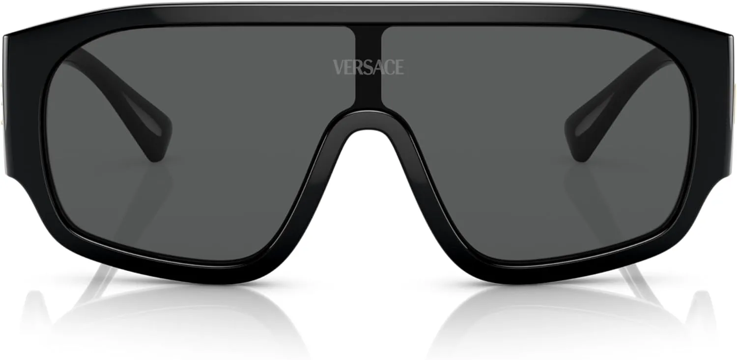 Versace Woman Sunglasses Black Frame, Dark Grey Lenses, 0MM