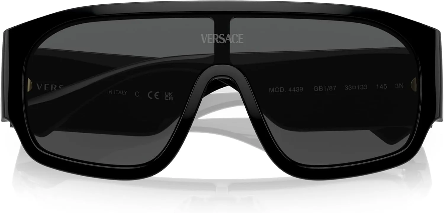 Versace Woman Sunglasses Black Frame, Dark Grey Lenses, 0MM