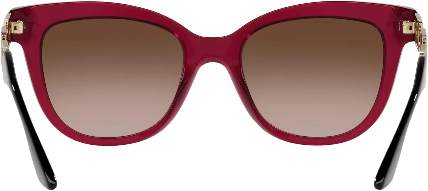 Versace Woman Sunglasses Black Frame, Dark Grey Lenses, 54MM