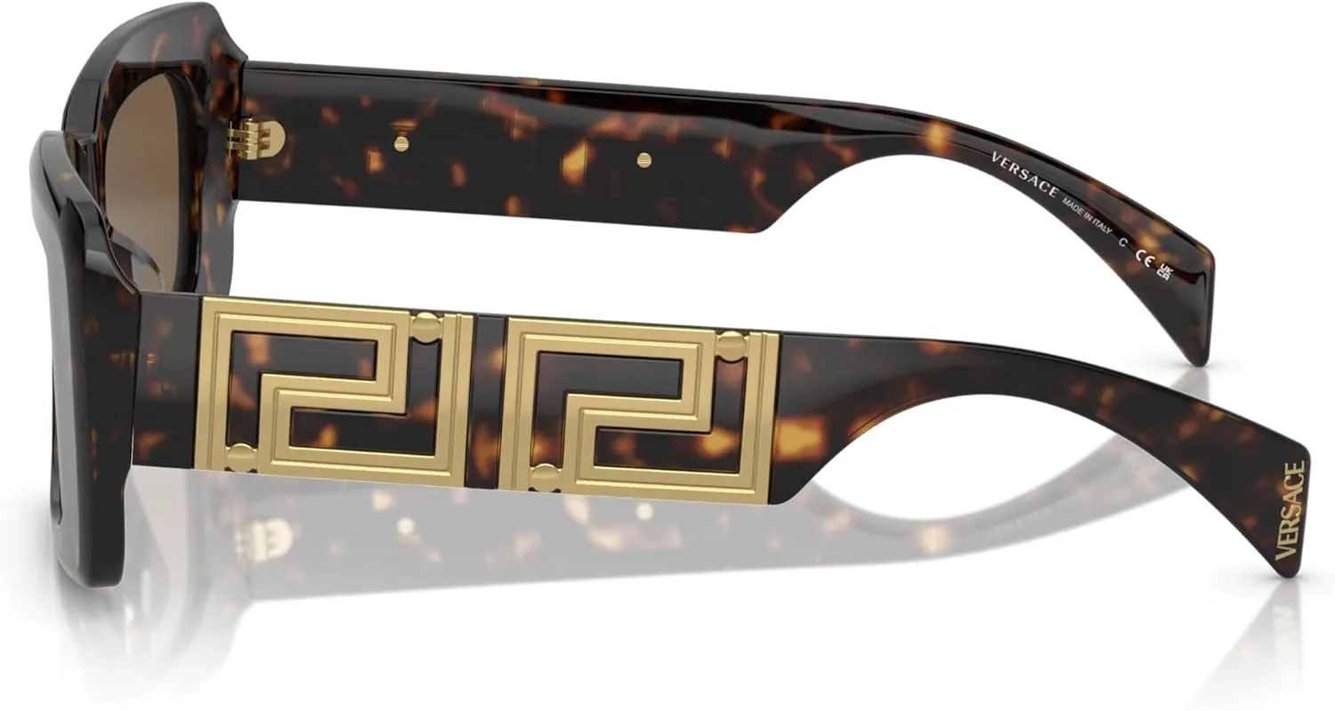 Versace Woman Sunglasses Black Frame, Dark Grey Lenses, 54MM