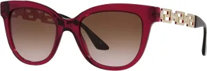 Versace Woman Sunglasses Black Frame, Dark Grey Lenses, 54MM