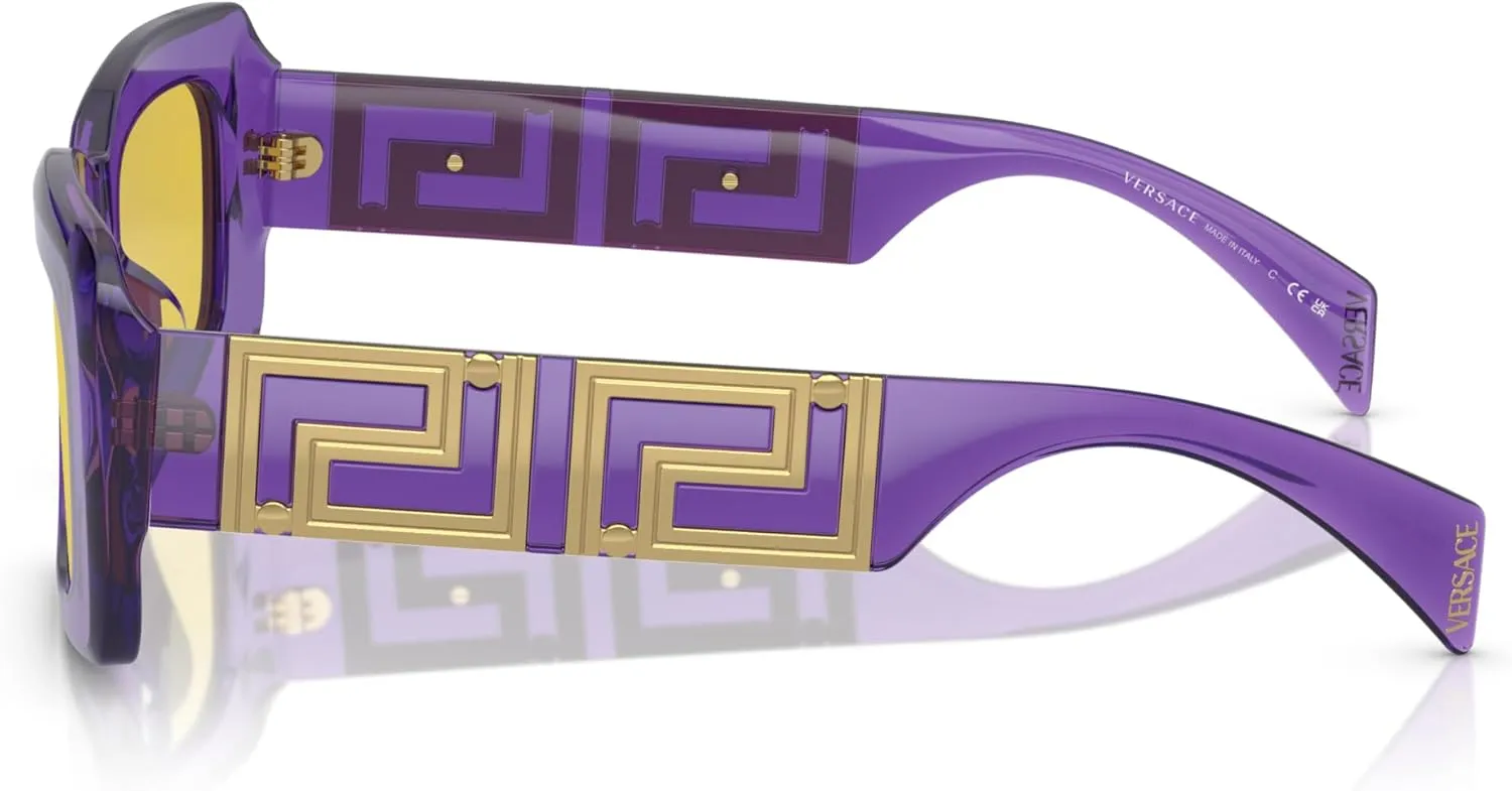 Versace Woman Sunglasses Black Frame, Dark Grey Lenses, 54MM