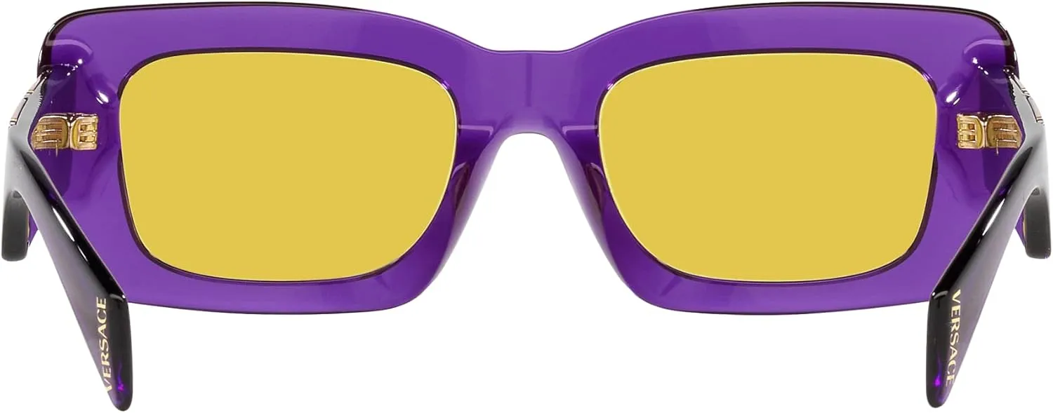 Versace Woman Sunglasses Black Frame, Dark Grey Lenses, 54MM