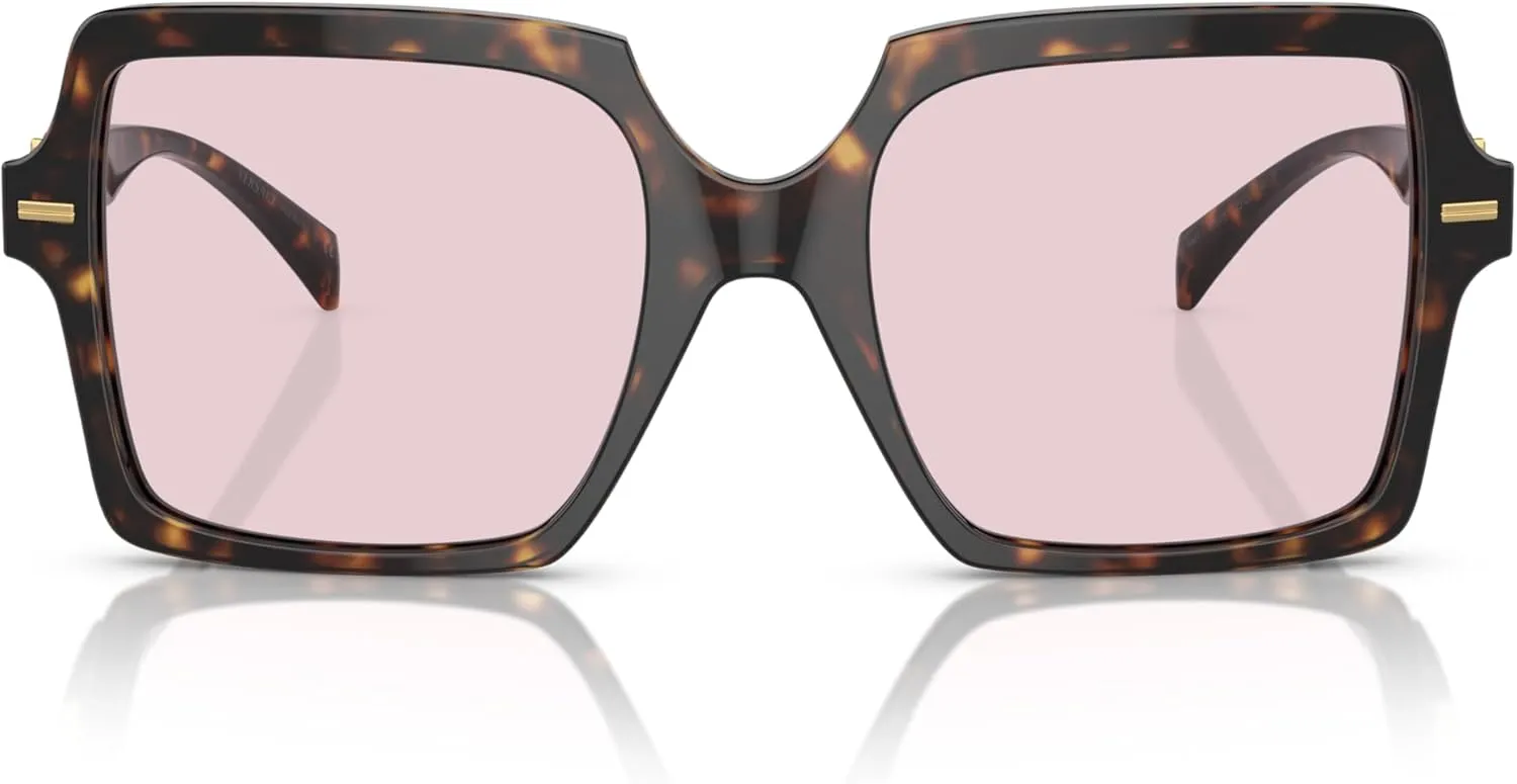 Versace Woman Sunglasses Black Frame, Dark Grey Lenses, 55MM